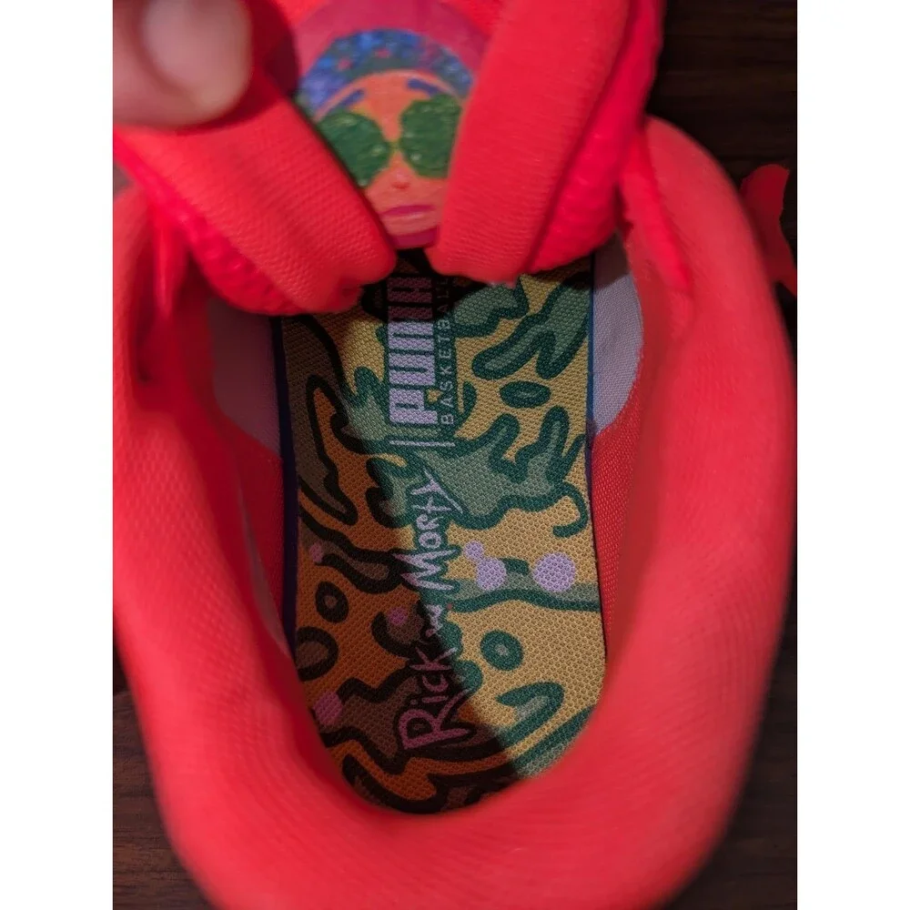 Size 7.5 - PUMA MB.01 x Rick and Morty Green/Red 2022
